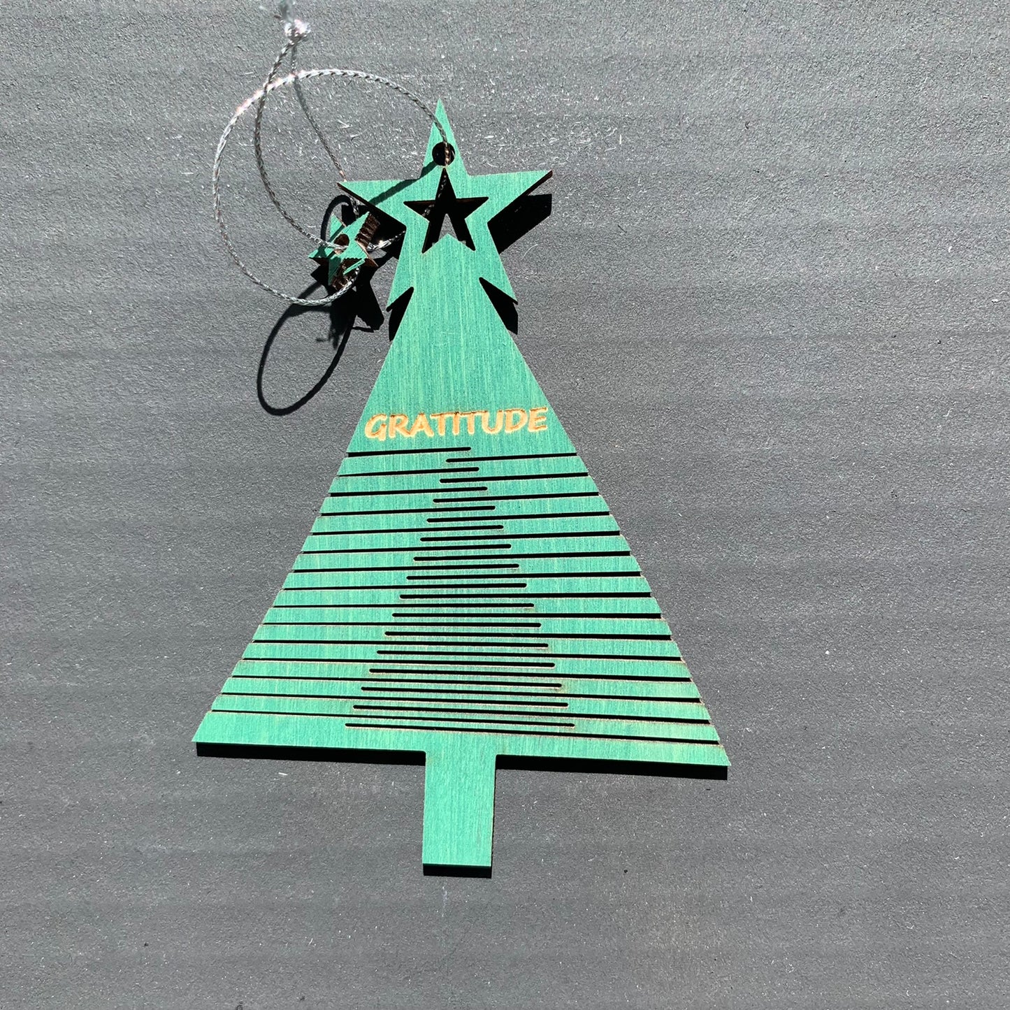 Flexies Gratitude Tree Ornament - 4 inches tall, color options